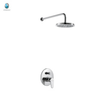 KI-11 économiseur d&#39;eau rond accessoires de salle de bain douche tête Hot vente mural salle de bains plafond pluie douche